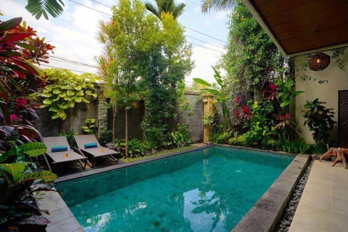 Villa, 1 Schlafzimmer, eigener Pool | Ausblick vom Zimmer