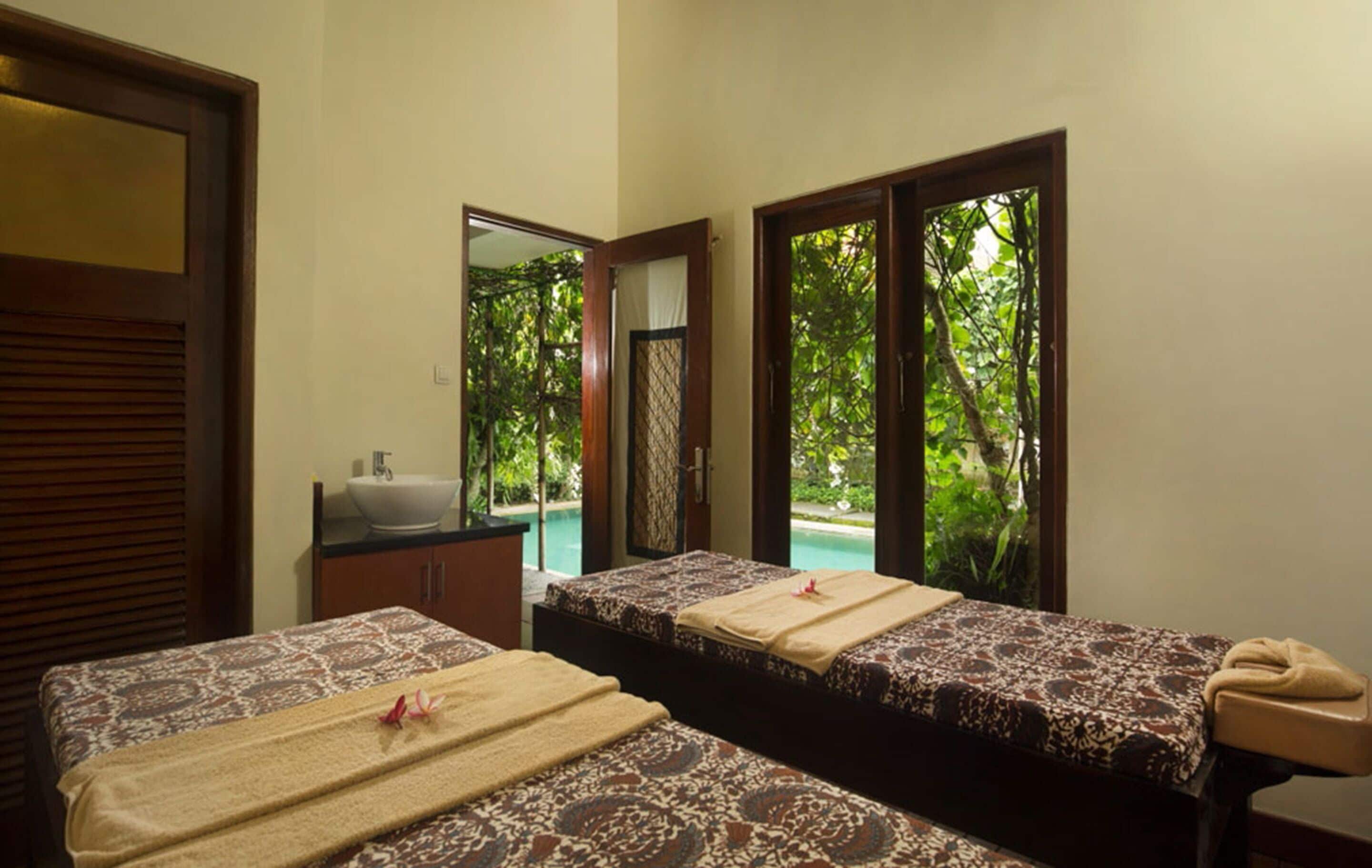 Espace de soins pour les couples, soins corporels, soins d'aromathérapie