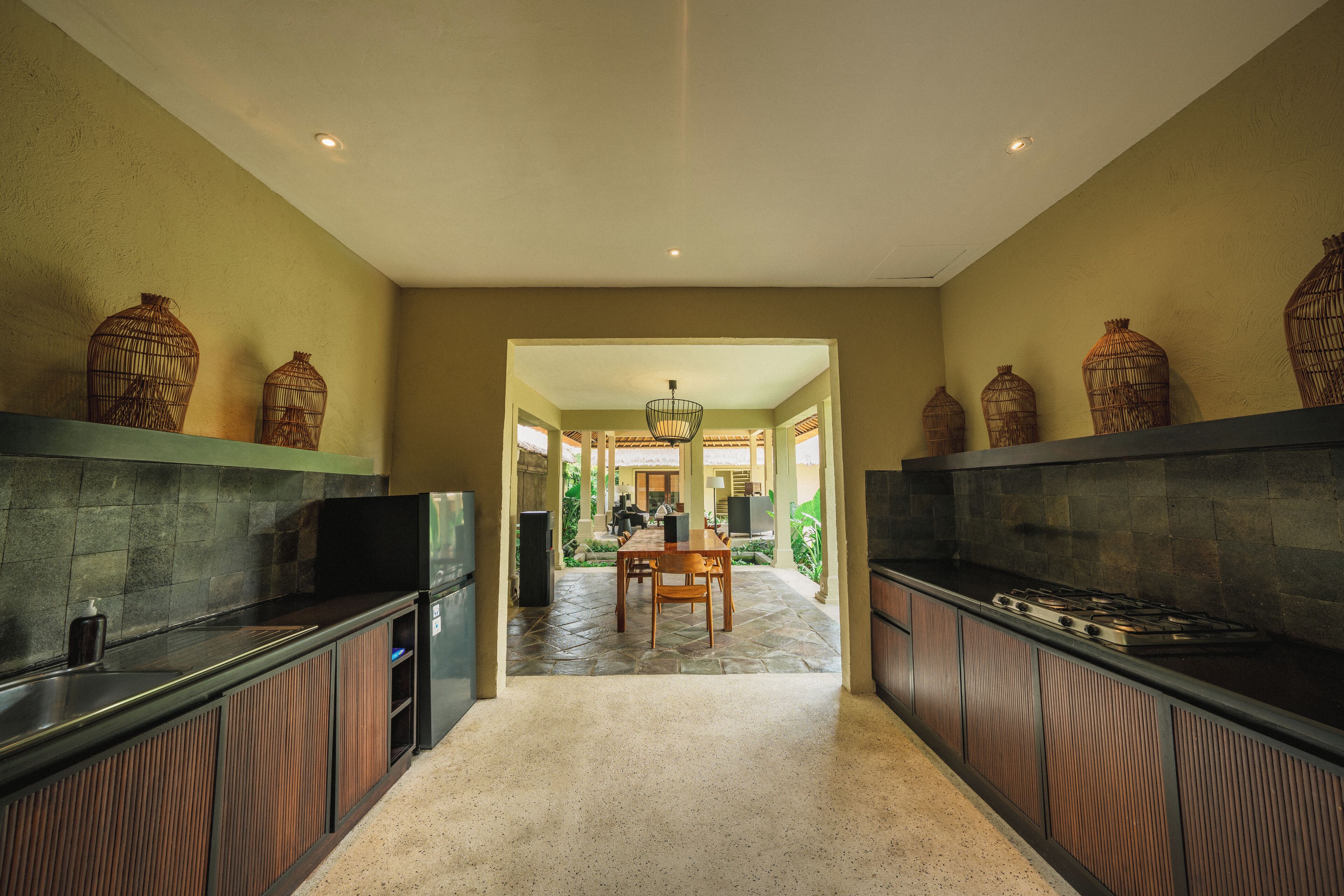 villa, 3 bedrooms, private pool | private kitchen | fridge, stovetop, coffee/tea maker, electric kettle