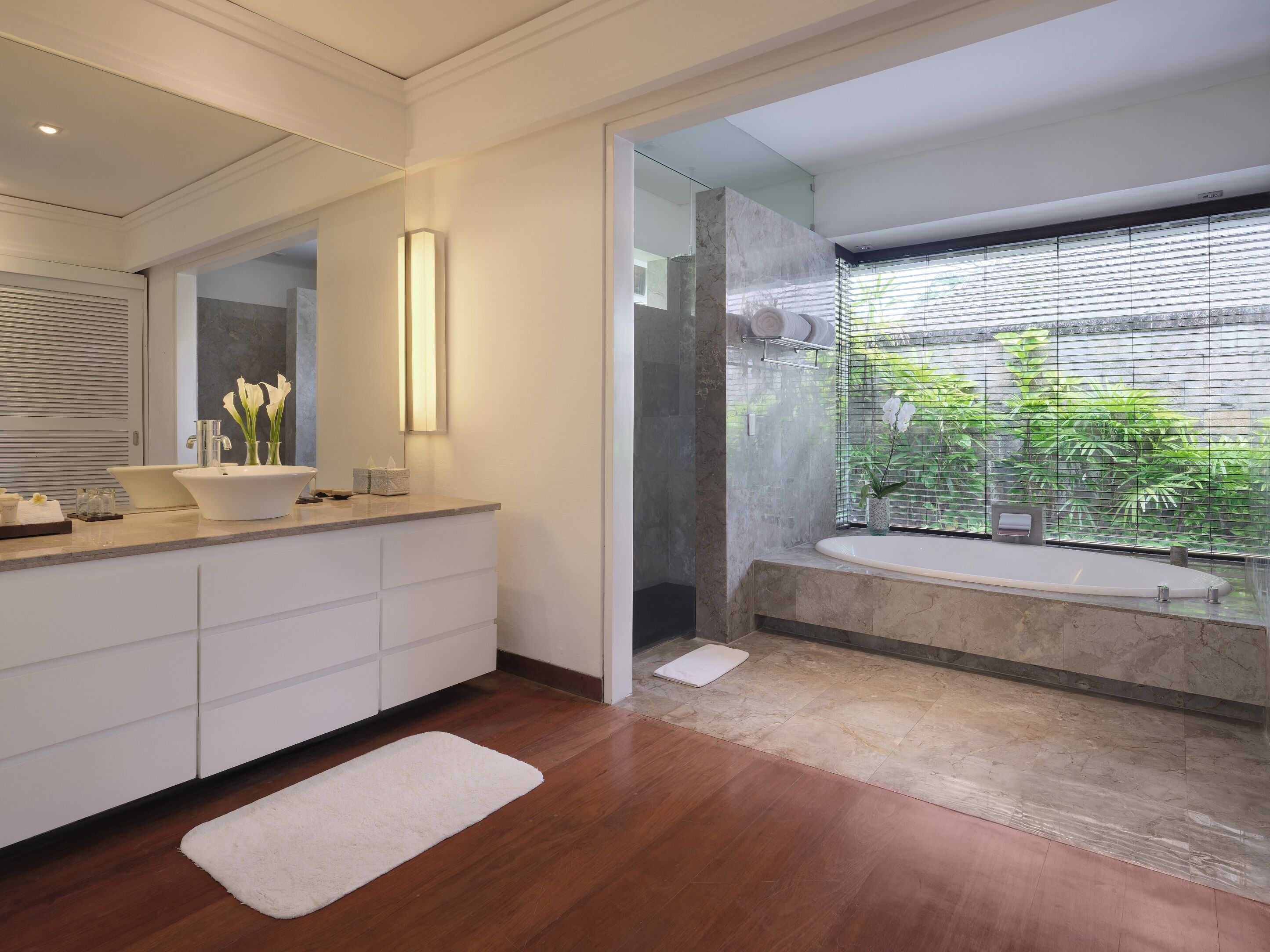 villa, 2 bedrooms | bathroom | separate bathtub and shower, eco-friendly toiletries, hair dryer