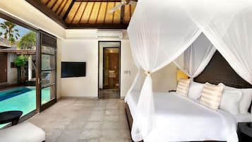 Villa Royal, 3 habitaciones | Escritorio, tabla de planchar con plancha y cunas gratuitas