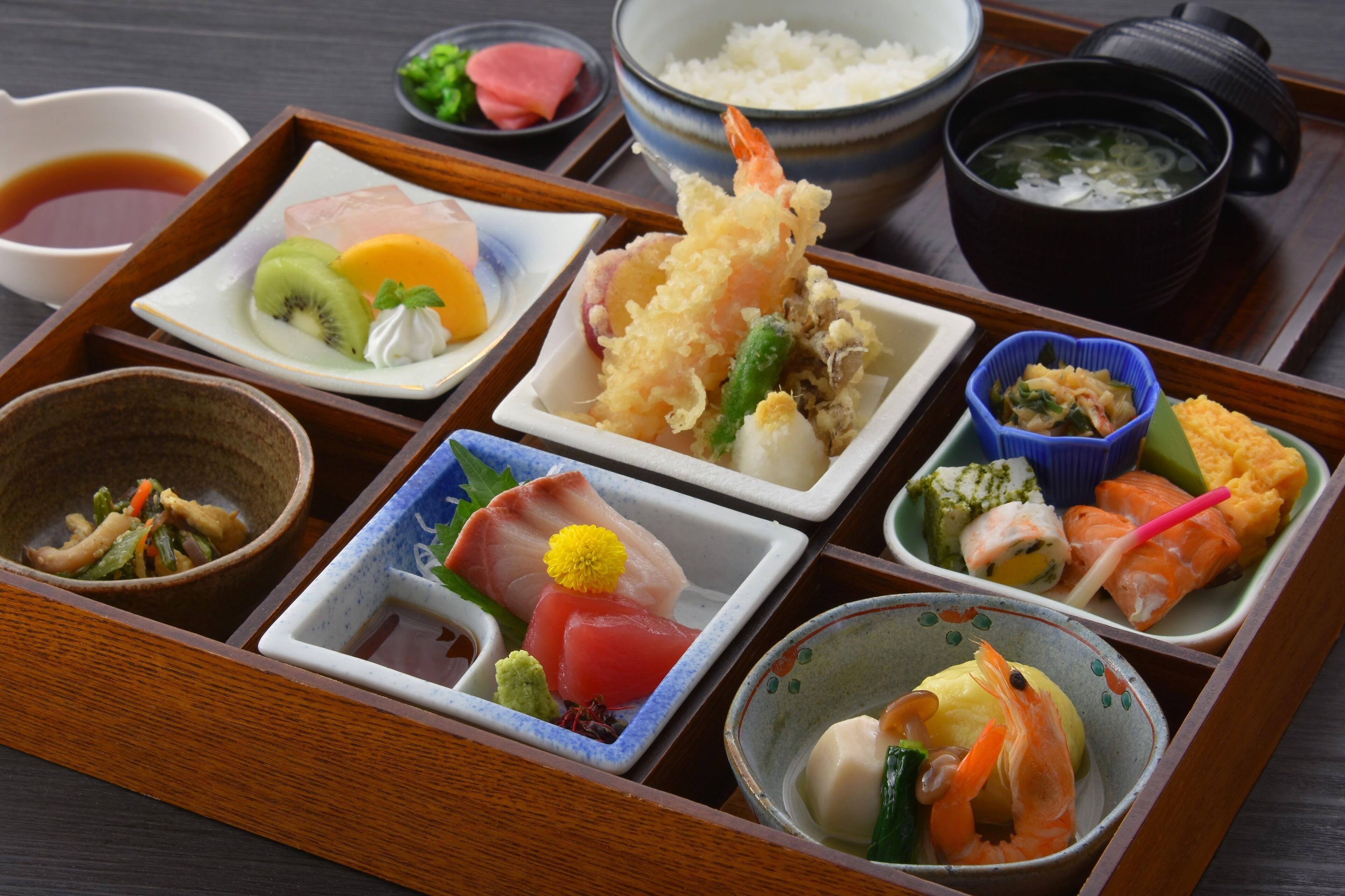 breakfast, lunch, dinner served; japanese cuisine