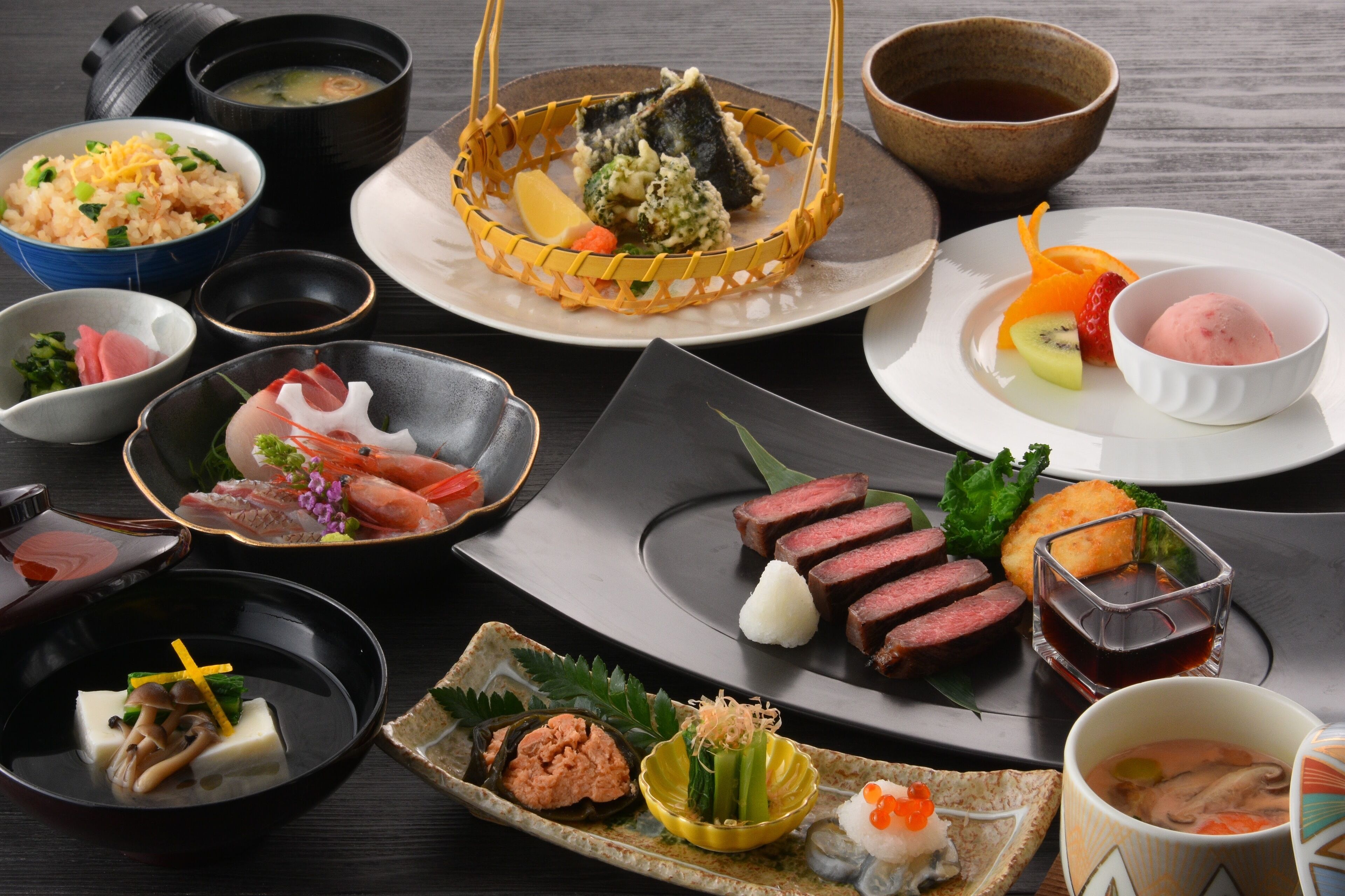 breakfast, lunch, dinner served; japanese cuisine