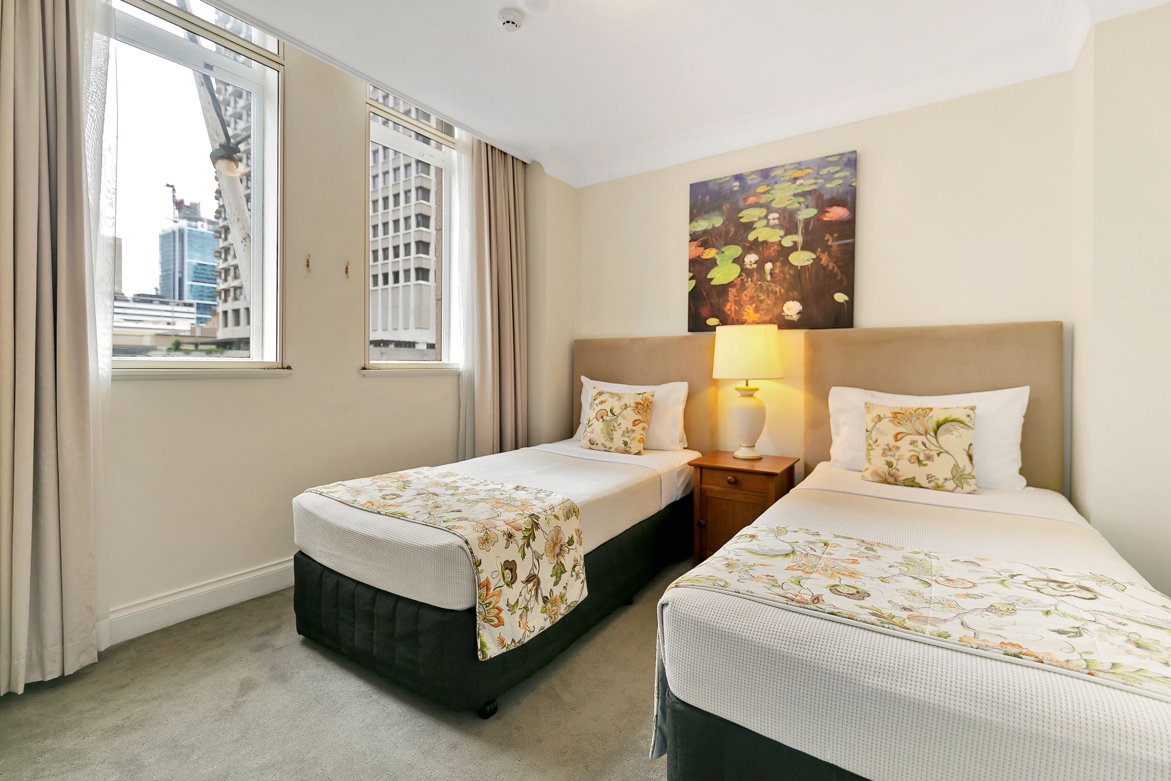 two bedroom apartment queen/twin | pillow-top beds, in-room safe, individually decorated