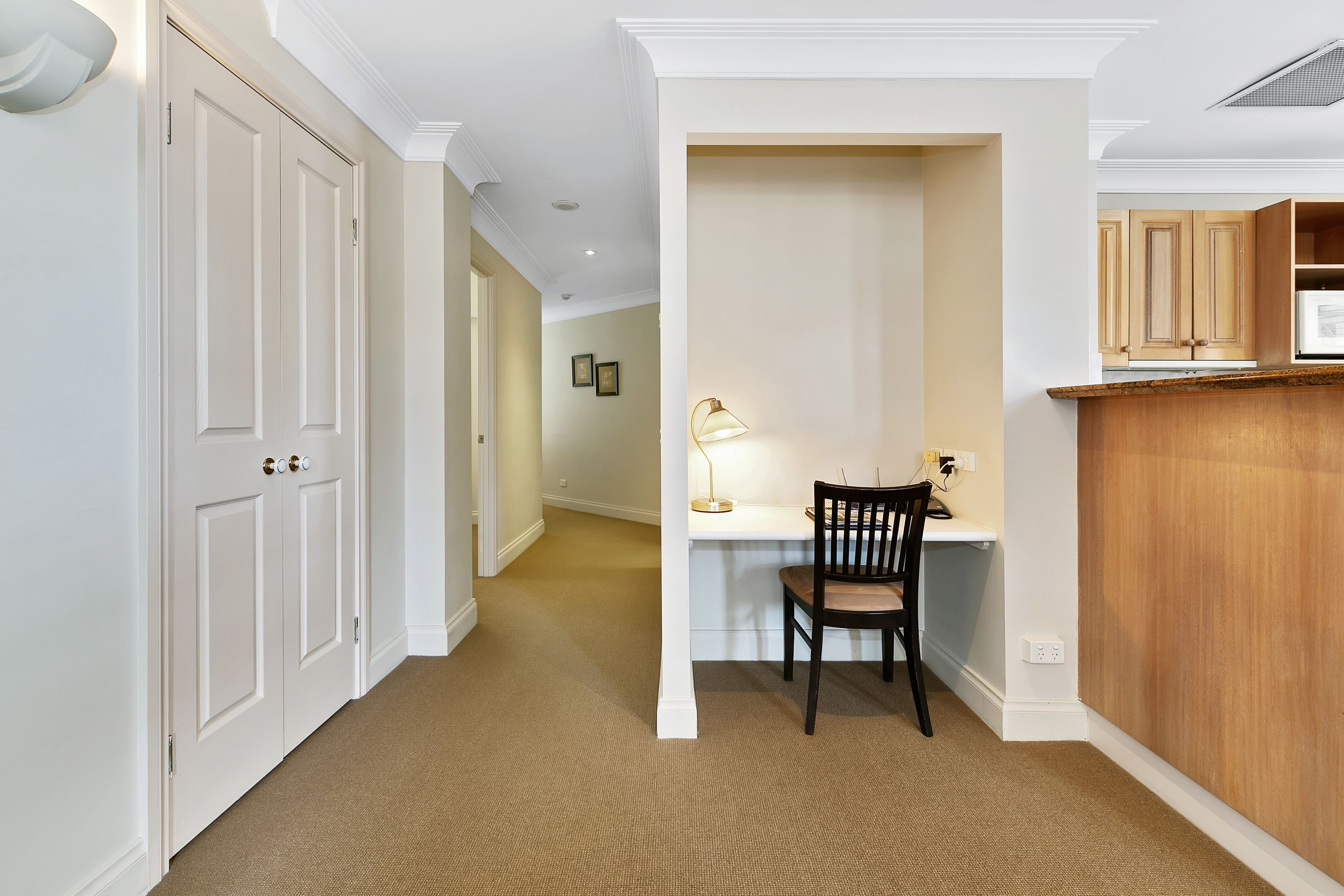 pillow-top beds, in-room safe, individually decorated