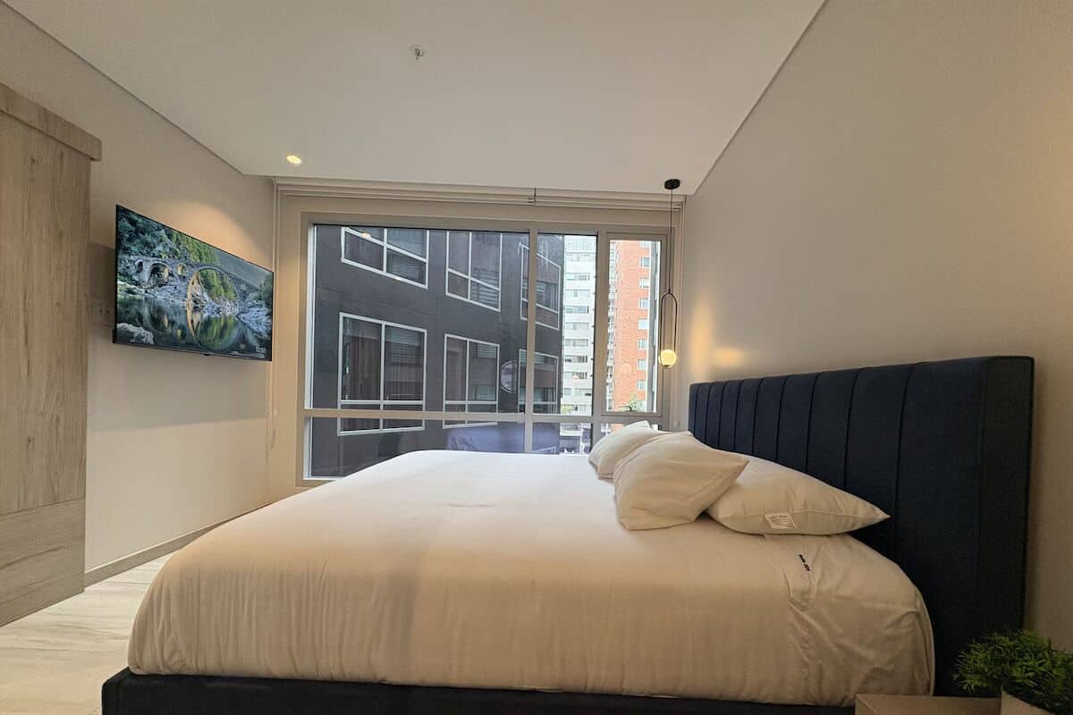 Appartamento Luxury, 1 camera da letto, servizio di pulizie disponibile, vista città | 1 camera, biancheria in cotone egiziano