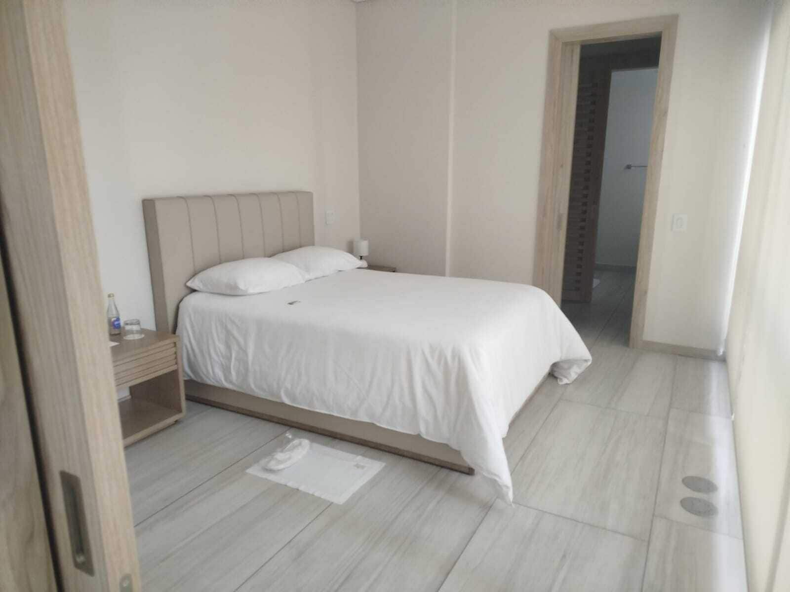 Luksusleilighet, 1 soverom, rengjøring, byutsikt | Sengetøy i egyptisk bomull, sengetøy av topp kvalitet og dundyner