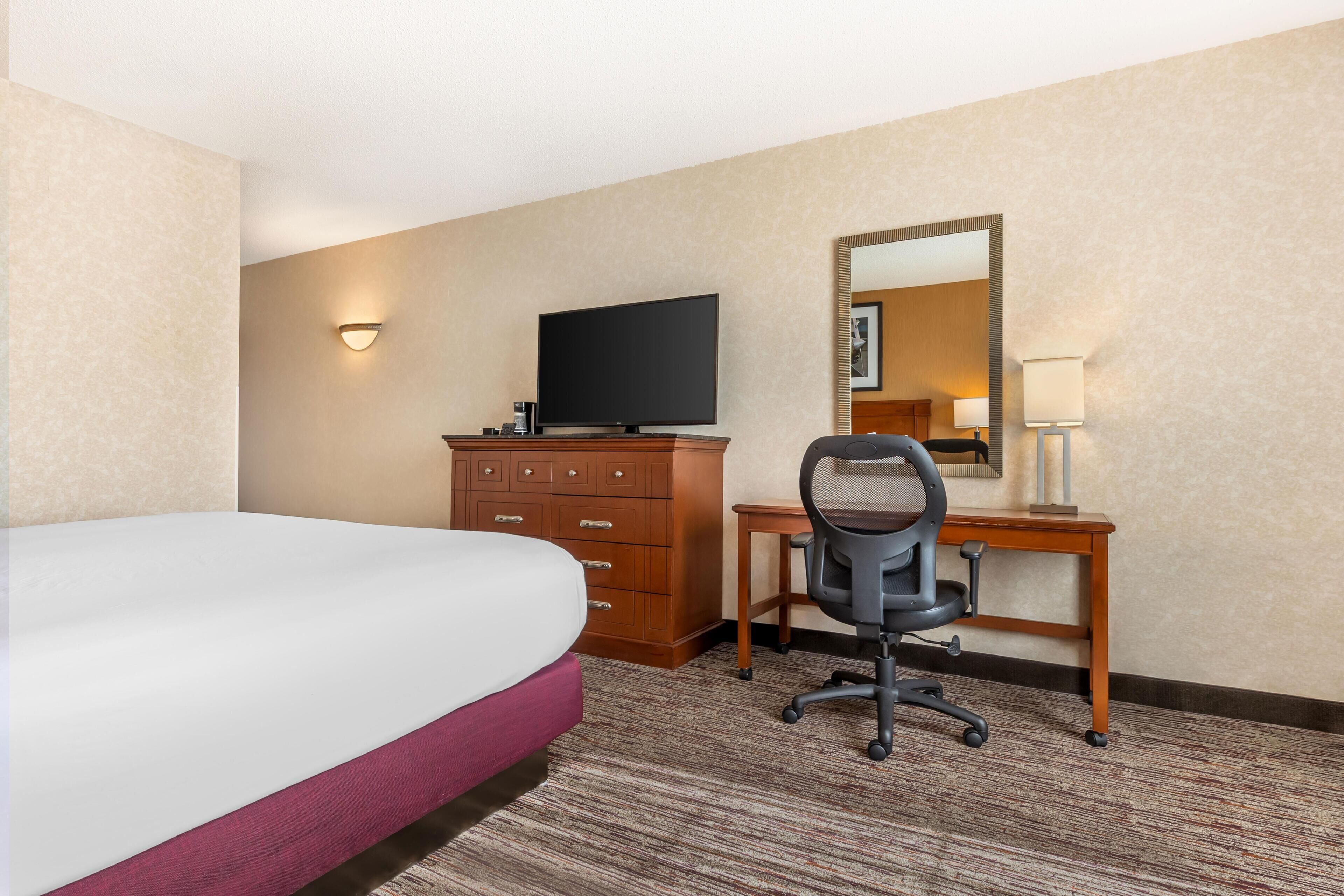 Desk, iron/ironing board, cribs (free), rollaway beds (surcharge)