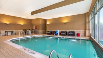 Indoor pool, outdoor pool