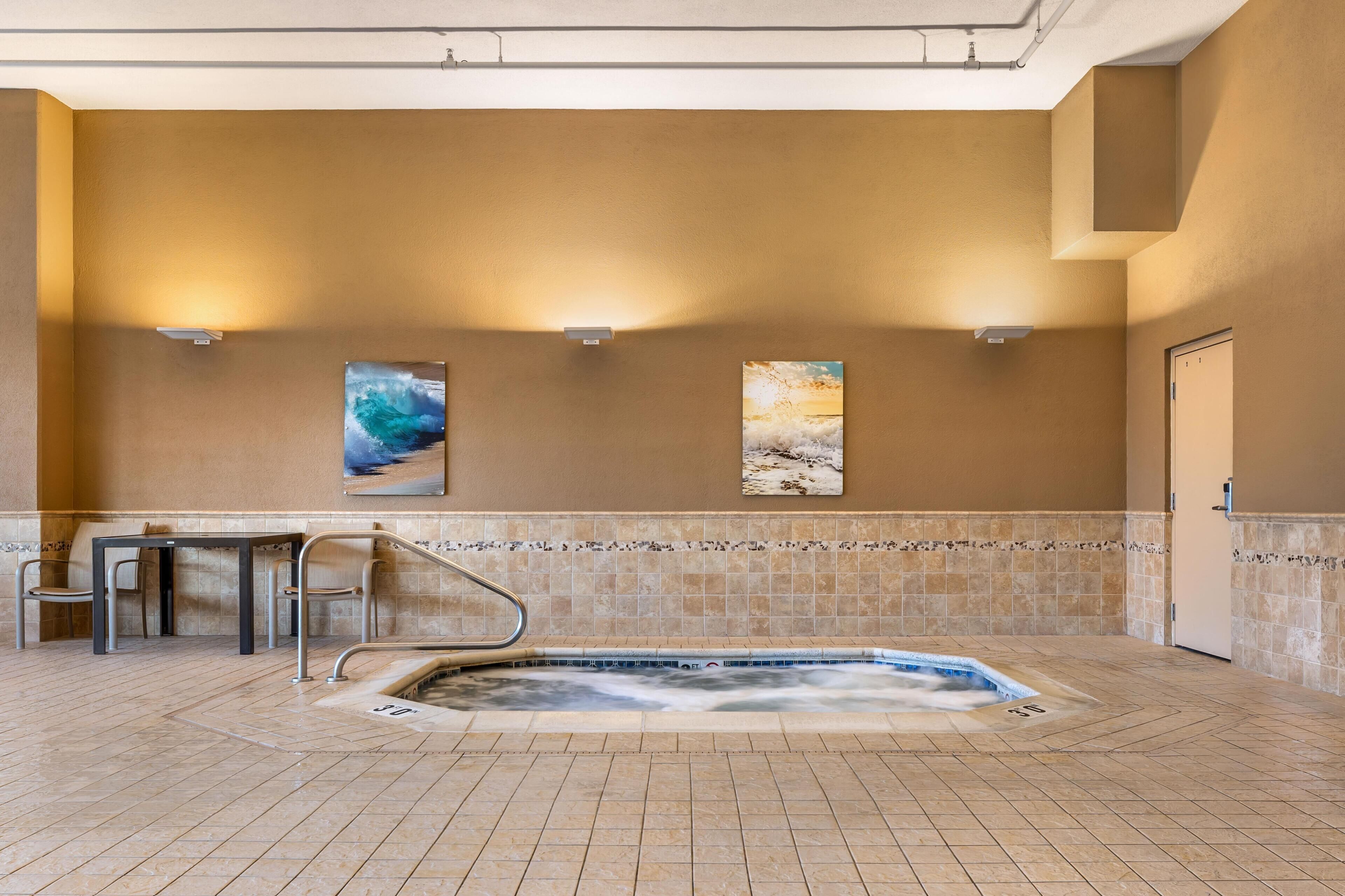 Indoor pool, outdoor pool