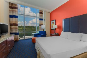 Premium bedding, down comforters, pillowtop beds, in-room safe