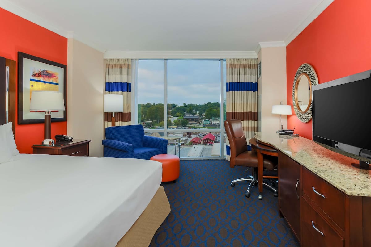 Premium bedding, down comforters, pillowtop beds, in-room safe