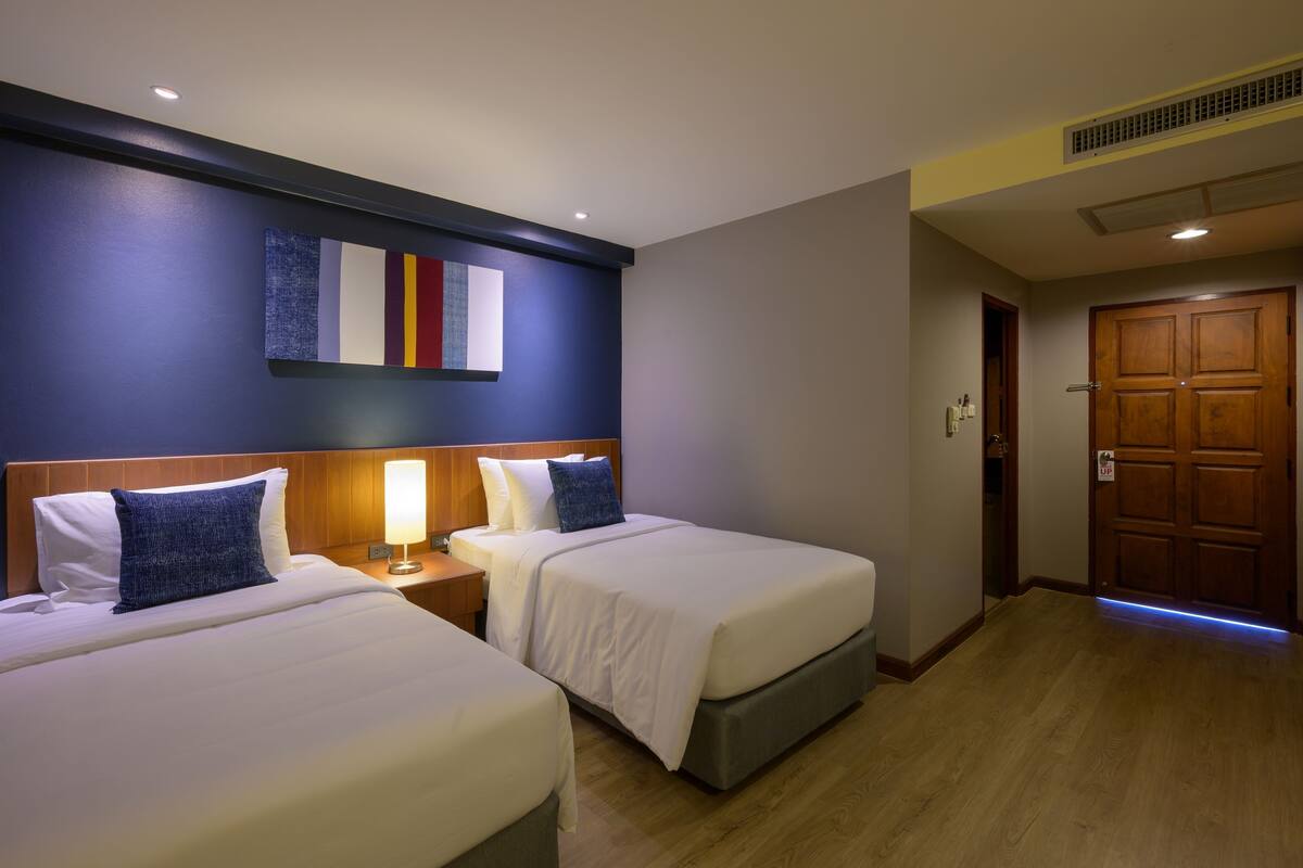 Cofres nos quartos, escrivaninha, Wi-Fi de cortesia