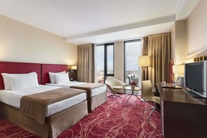 Minibar, in-room safe, desk, blackout curtains