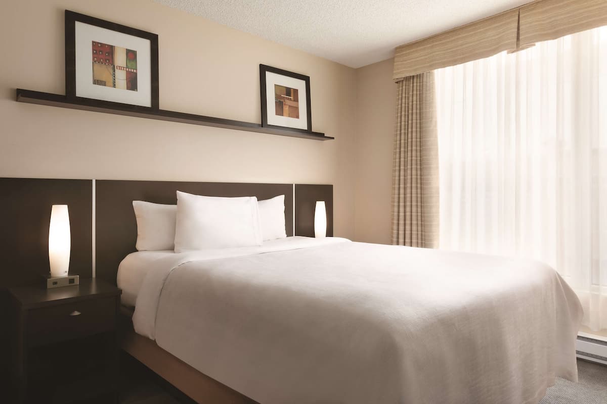 1 habitación y ropa de cama de alta calidad
