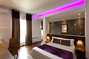 Premium bedding, free minibar, in-room safe, individually decorated