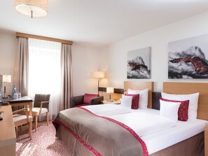 1 chambre, matelas mémoire de forme, minibar