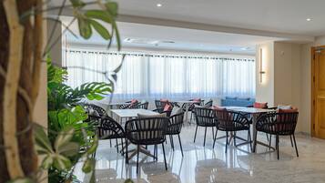 Sala de estar en el lobby