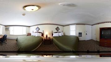 Room, 2 Queen Beds | Desk, iron/ironing board, rollaway beds, free WiFi