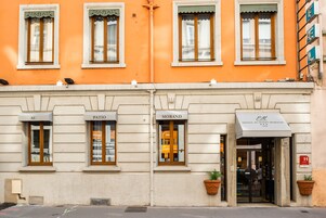 Fachada de la propiedad