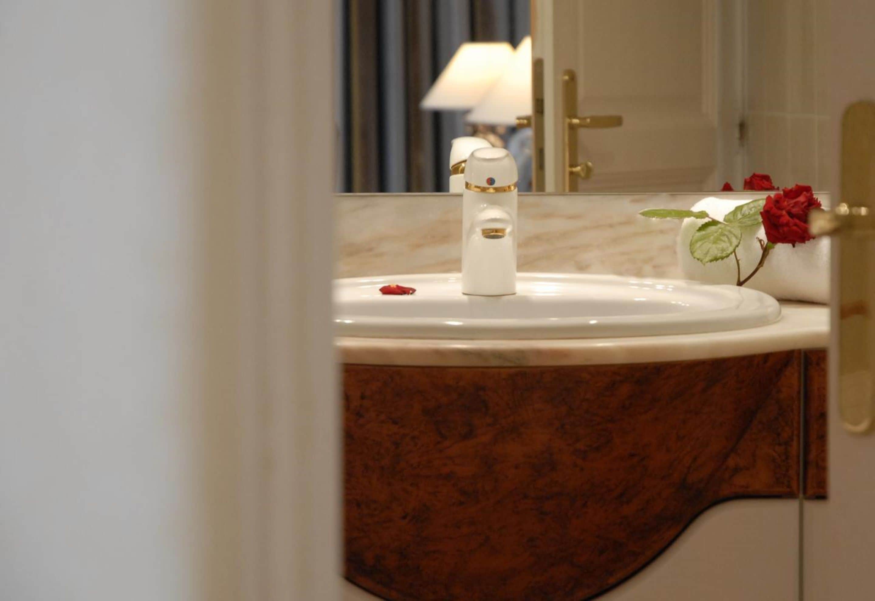 shower, designer toiletries, hair dryer, bathrobes