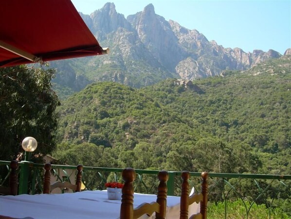 Vue sur les montagnes