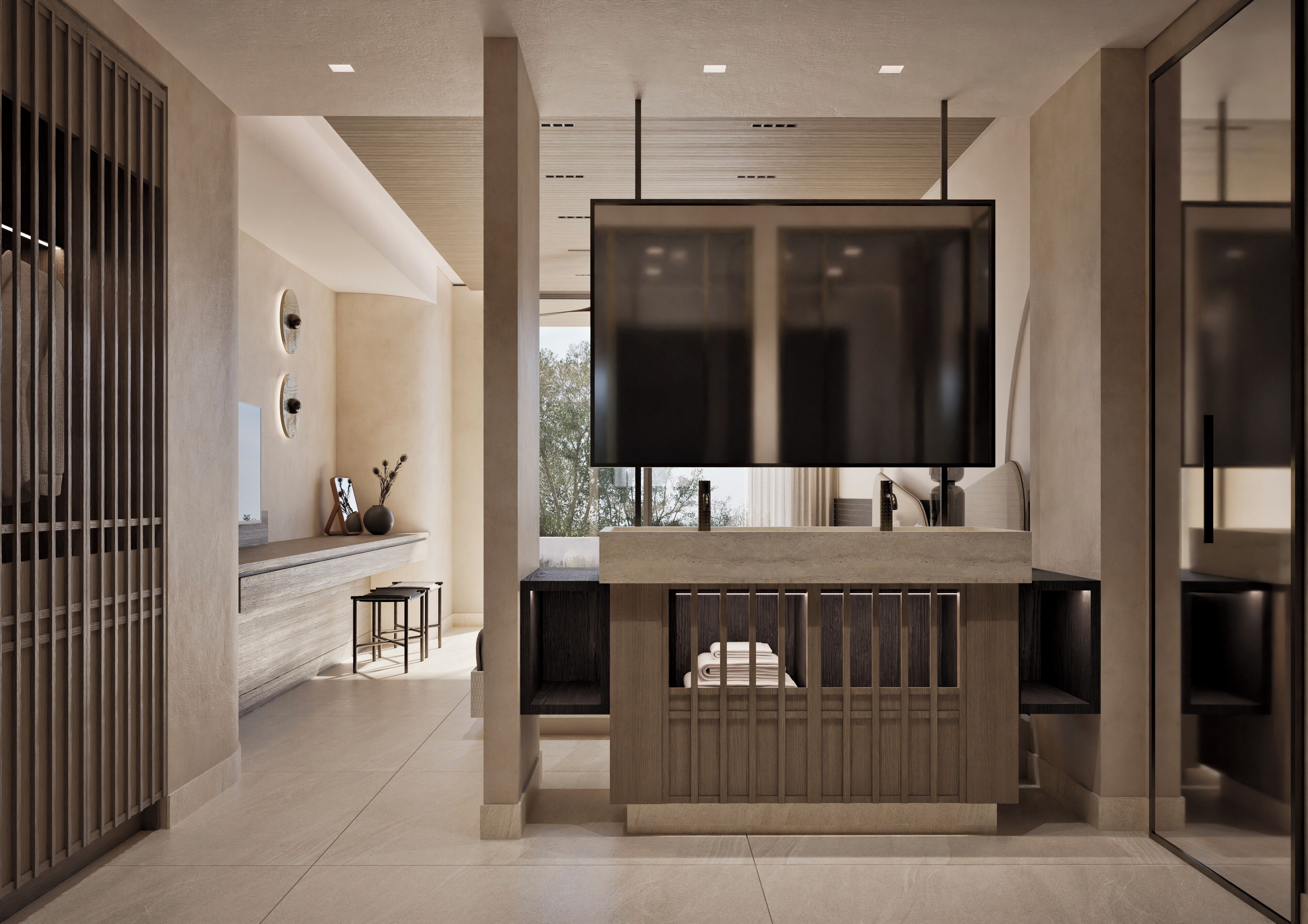 1 bedroom, egyptian cotton sheets, premium bedding, memory-foam beds