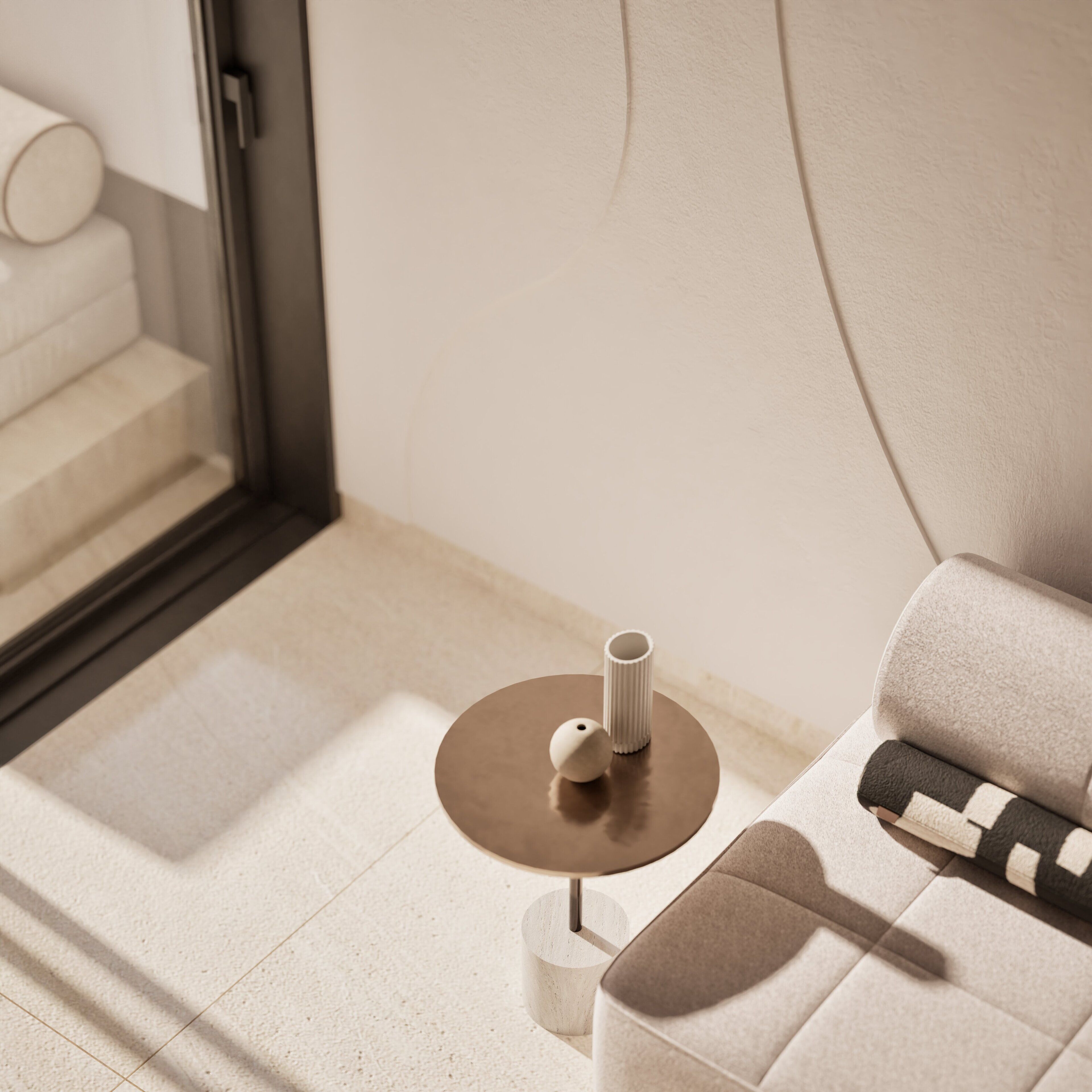 1 bedroom, egyptian cotton sheets, premium bedding, memory-foam beds