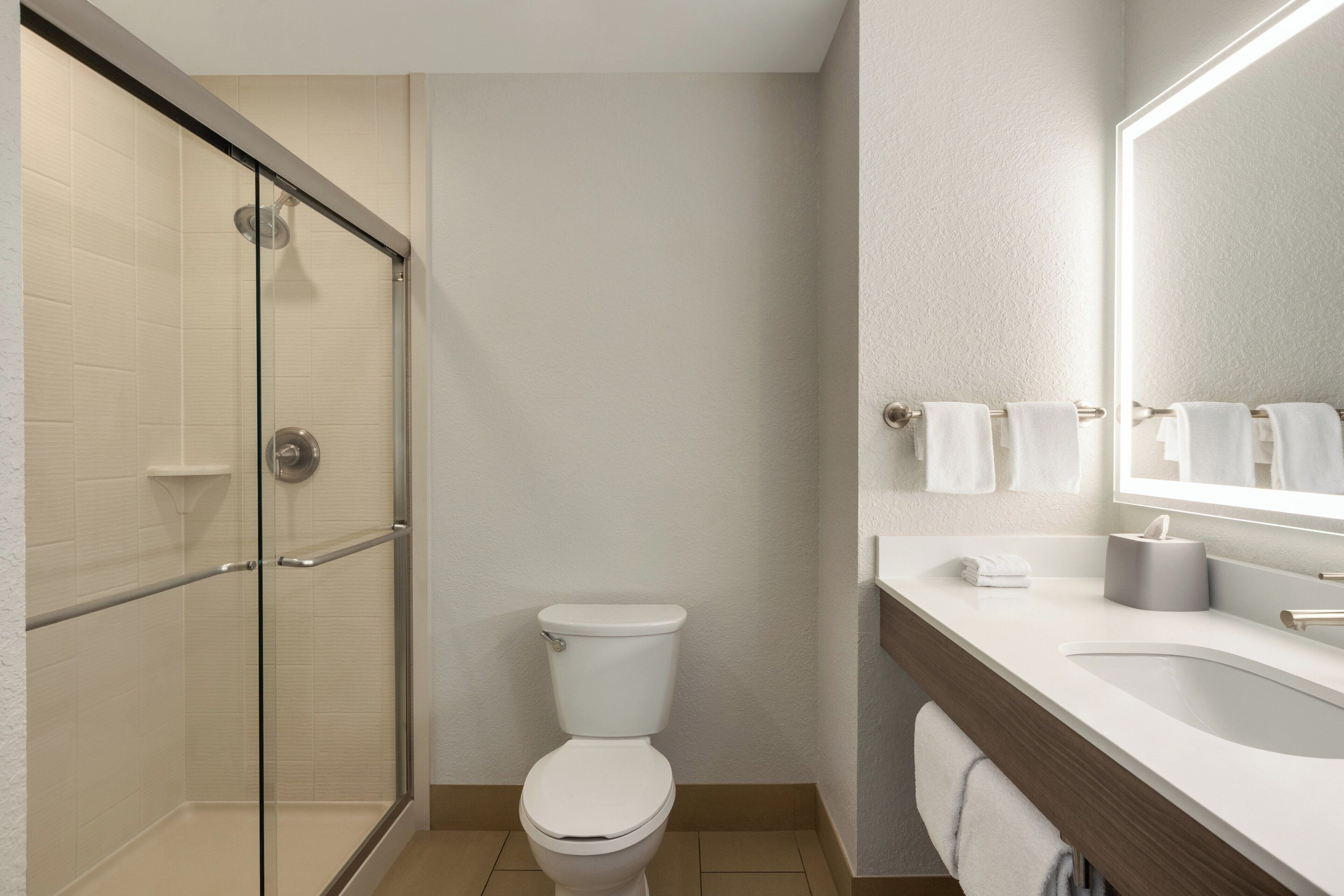 free toiletries, hair dryer, towels, soap