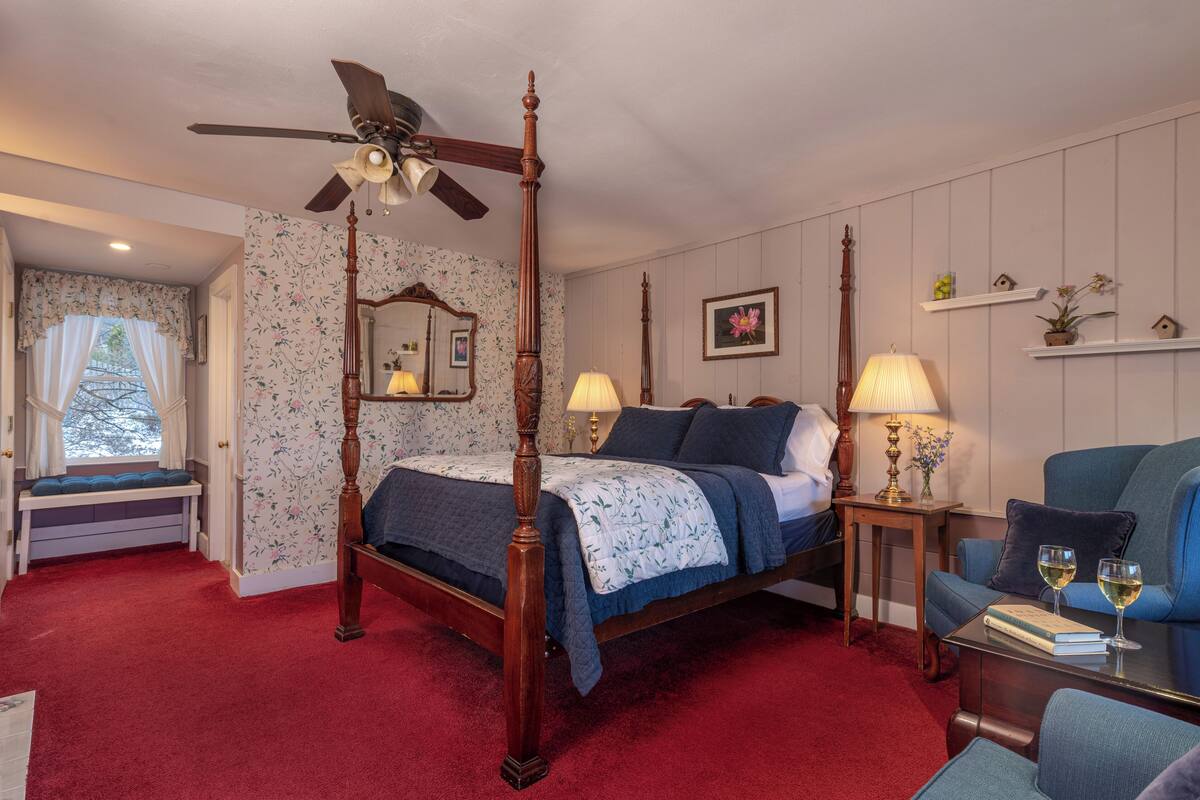 Chambre double pour 1 personne | Accès au Wi-Fi (inclus), décor unique, literie fournie