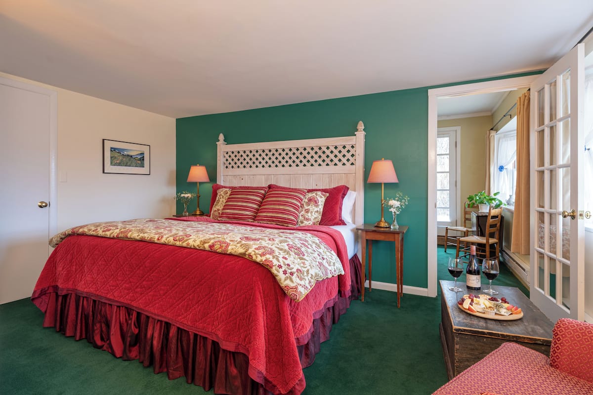 Chambre double pour 1 personne | Accès au Wi-Fi (inclus), décor unique, literie fournie