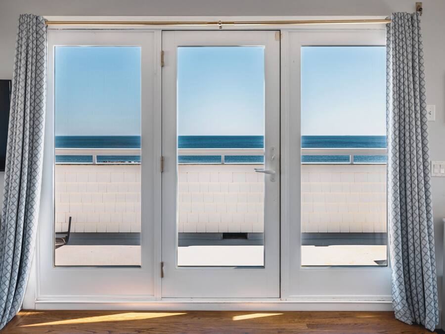 Suite – panorama, flere senger, balkong, havutsikt (22) King with Shared Bath) | Terrasse/patio