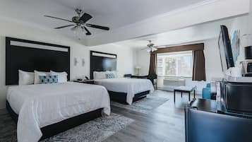 Deluxe Two Queen Bed Room Suite - Upstairs, Non-Smoking, No Pets