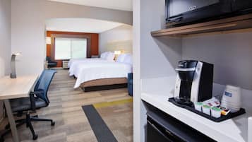 In-room safe, desk, iron/ironing board, free cribs/infant beds
