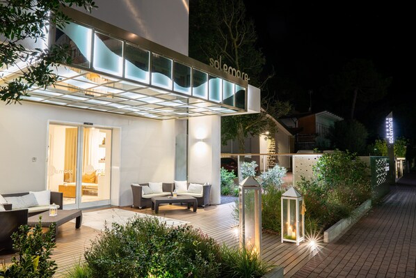 Entrée de l’hébergement