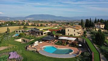 Blick von der Unterkunft