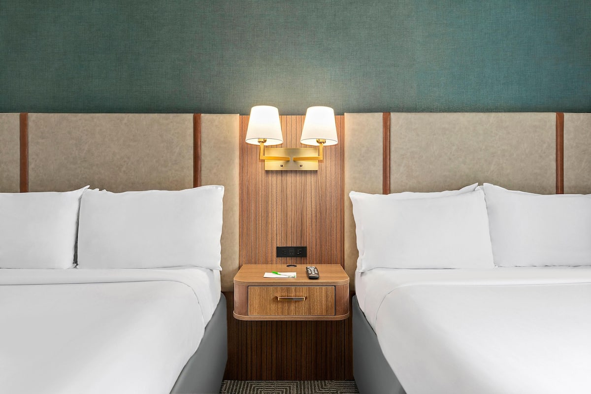 In-room safe, desk, laptop workspace, iron/ironing board