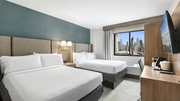 In-room safe, desk, laptop workspace, iron/ironing board