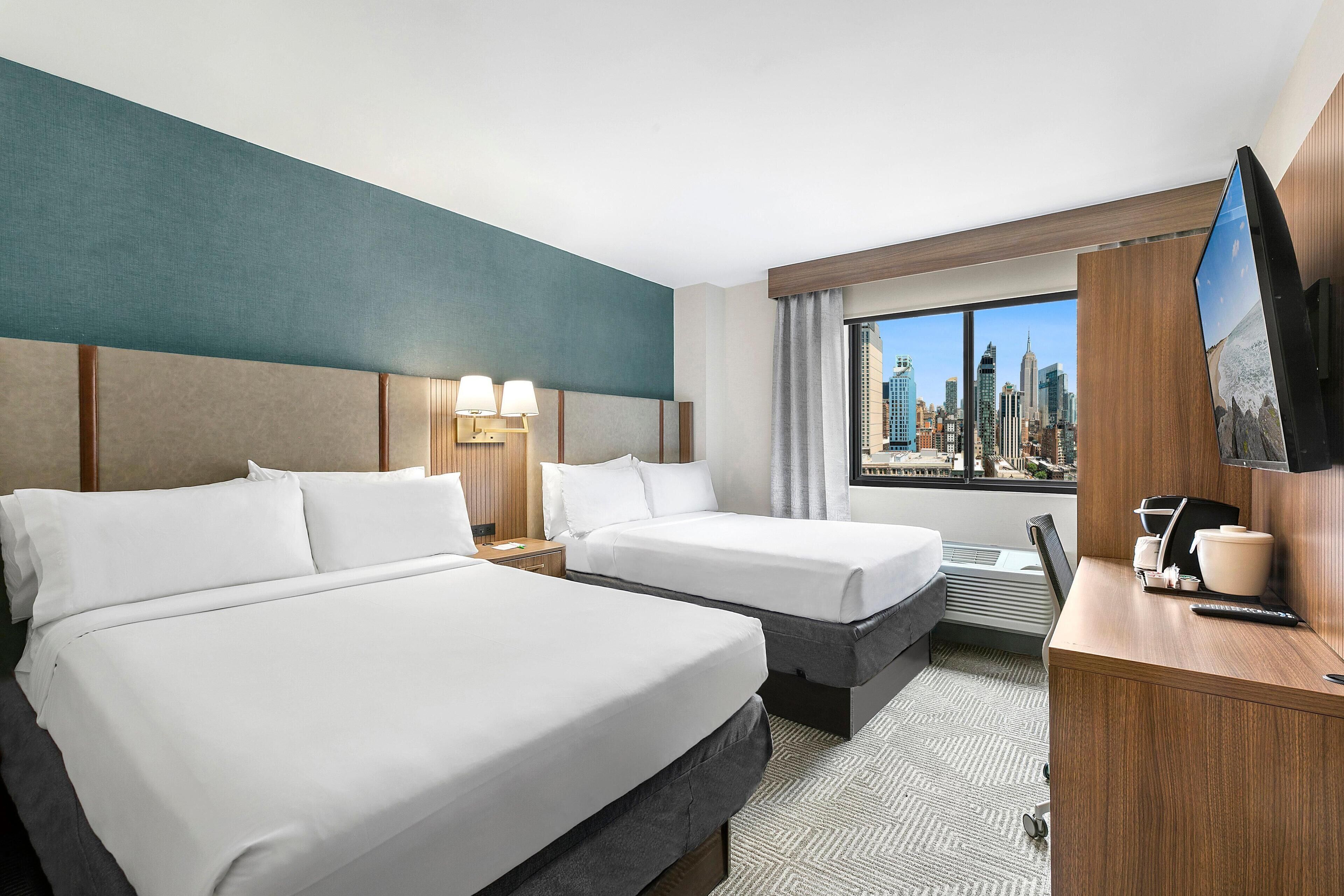 In-room safe, desk, laptop workspace, iron/ironing board