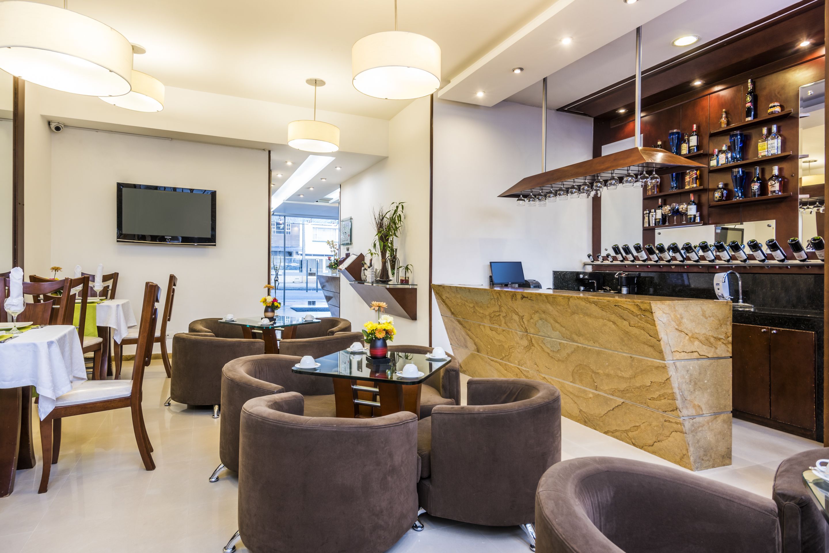 2 restaurants, breakfast, lunch, dinner served; latin american cuisine