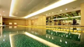 Indoor pool, outdoor pool