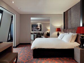 Grand Suite (Grand Place) | Premium bedding, minibar, in-room safe, desk - The Dominican, Brussels, a Member of Design Hotels (Brussels)