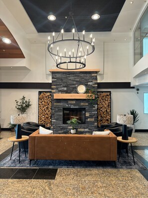 Sala de estar en el lobby