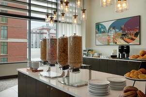 Daily buffet breakfast for a fee