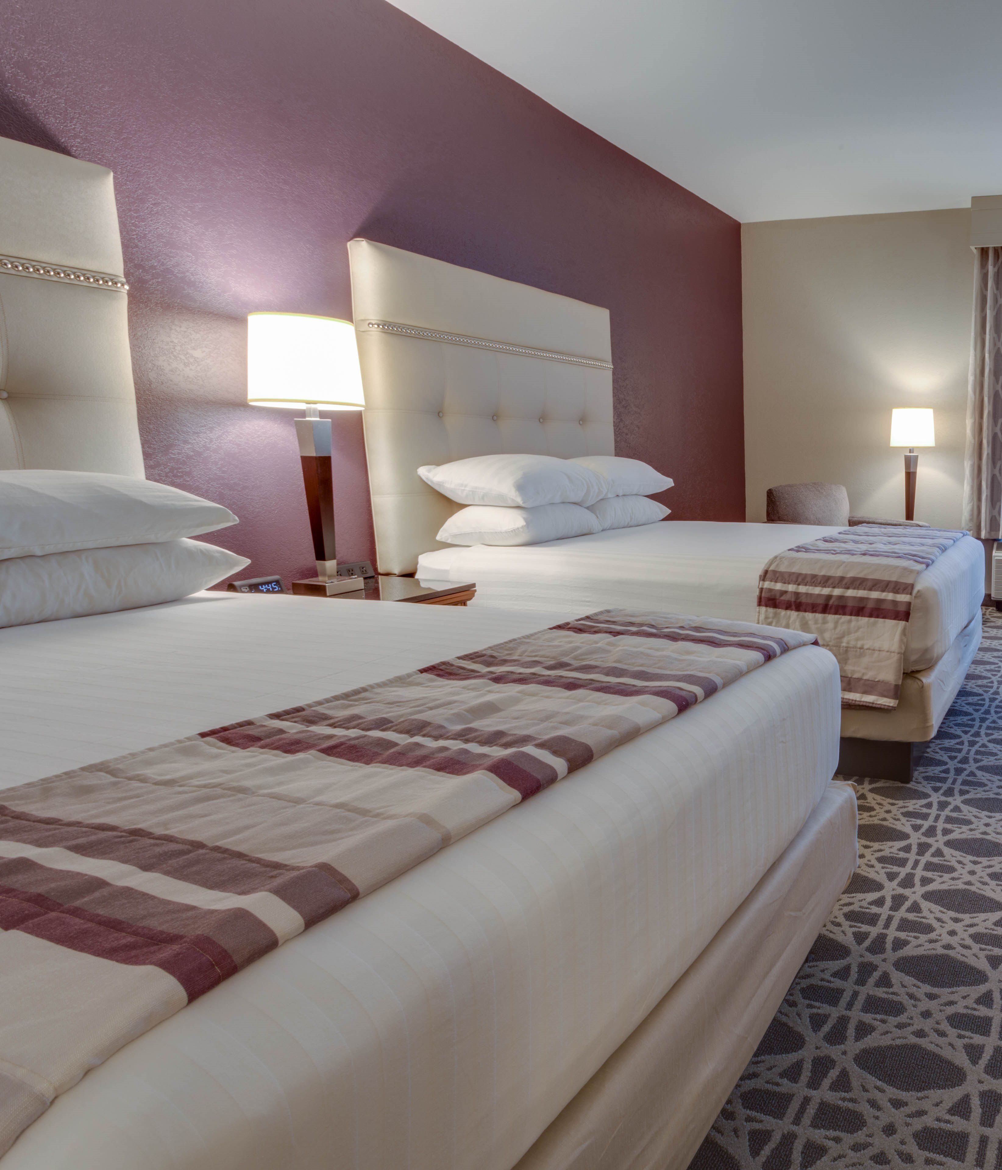 1 bedroom, desk, blackout curtains, iron/ironing board