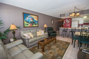 Condo, 2 Bedrooms, 2 Bathrooms | Living area