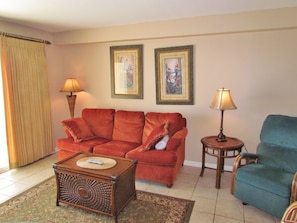 Condo, 1 Bedroom | Living area | TV, DVD player