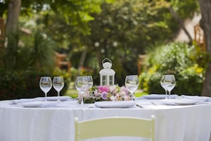 Espace banquet en plein air