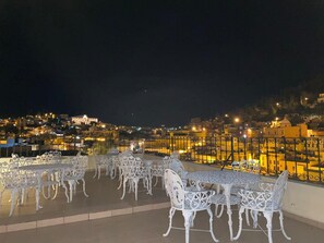 Terrace/patio - Hotel Posada Tolosa (Zacatecas)