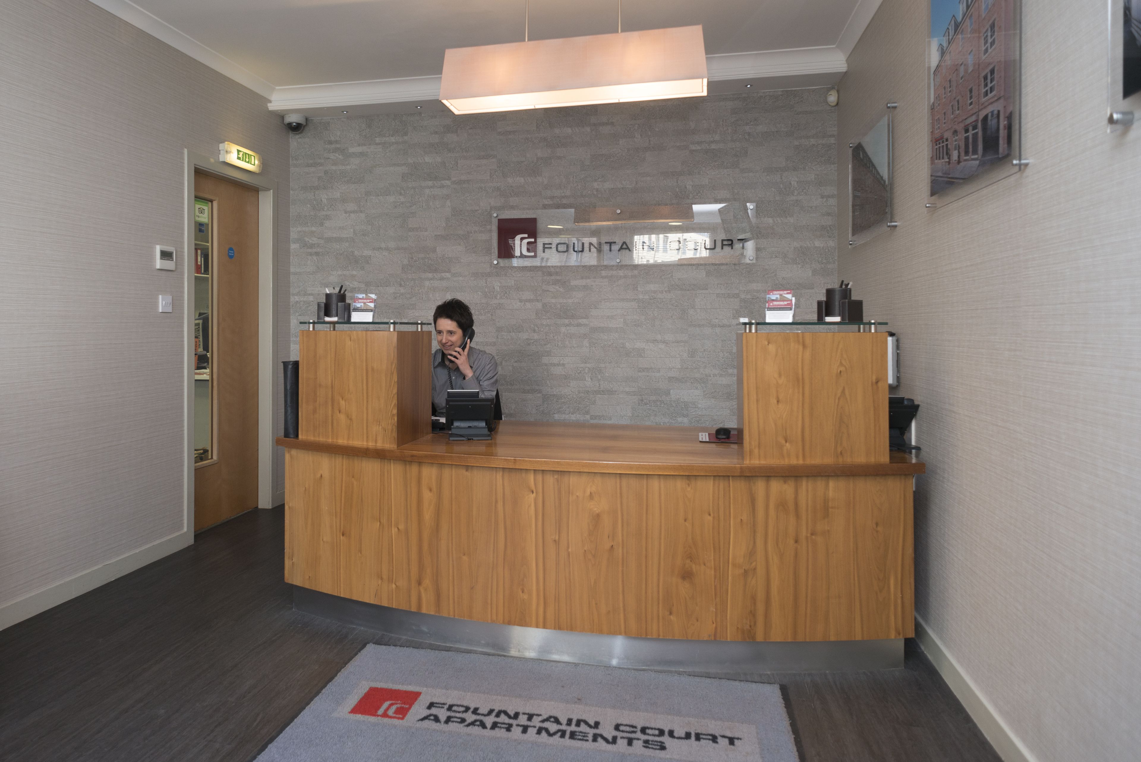 check-in/check-out kiosk